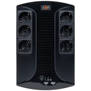 Logicpower LP 650VA-6PS (455Вт) Джерело безперебійного живлення