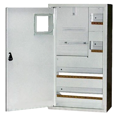 E.NEXT e.mbox.stand.n.f3.36.z.e Шафа металева, під 3-ф. електронний лічильник, 36 мод., навісна, з замком