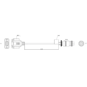 AE-MC9294-0.2(16M8A to DB15/F) Кабель