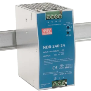 Mean Well NDR-240-24 24В 10А на Din-рейку Блок живлення