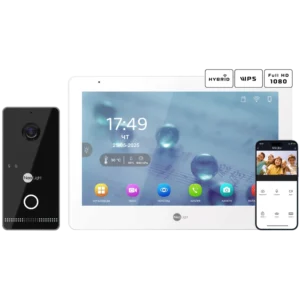Neolight MEZZO Hybrid + OPTIMA IPW Black Комплект відеодомофону