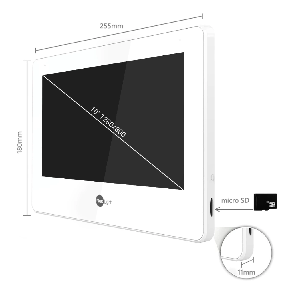 MEZZO Hybrid White Відеодомофон NeoLight - Зображення 3