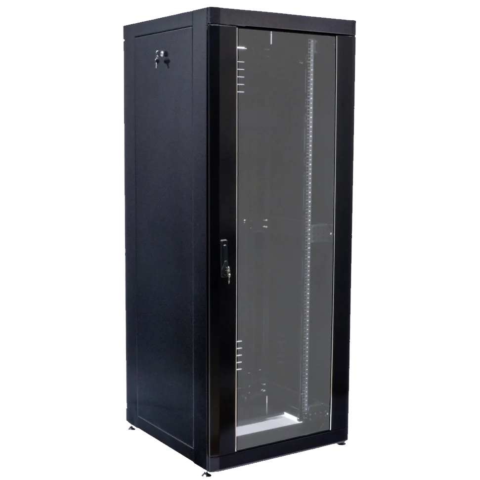 19" 18U, 610 х 675 мм Шафа чорна
