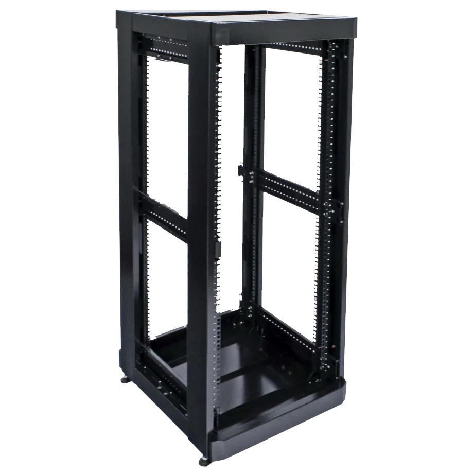 19" 18U, 610 х 675 мм Шафа чорна - Зображення 5