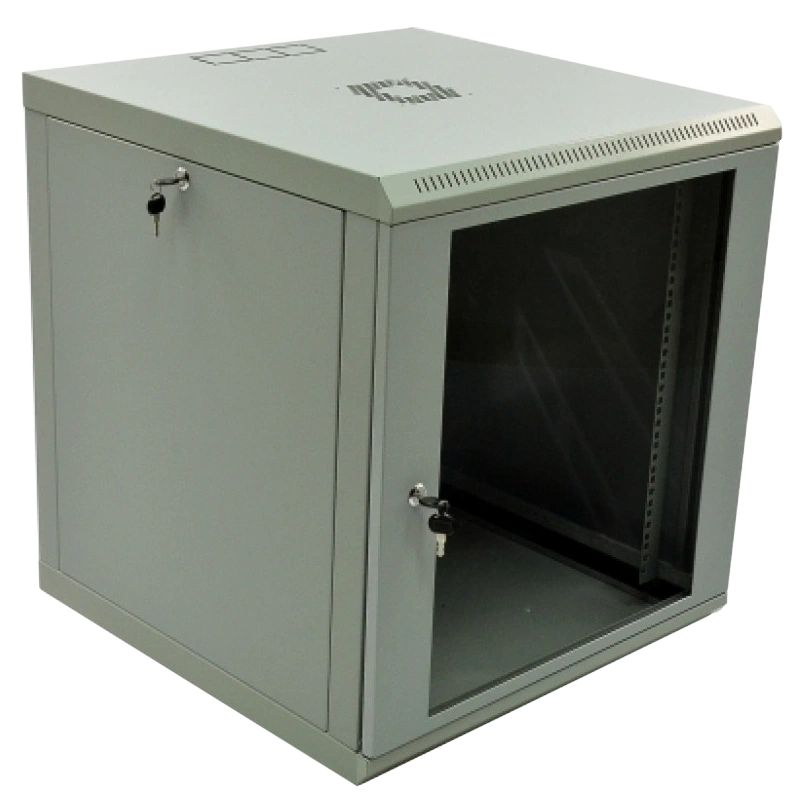 12U, 600х600х640 Шафа акрилове скло сірий
