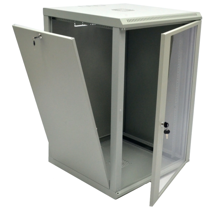 19"18U 600x600x907 акрилове скло сіра Шафа - Зображення 3