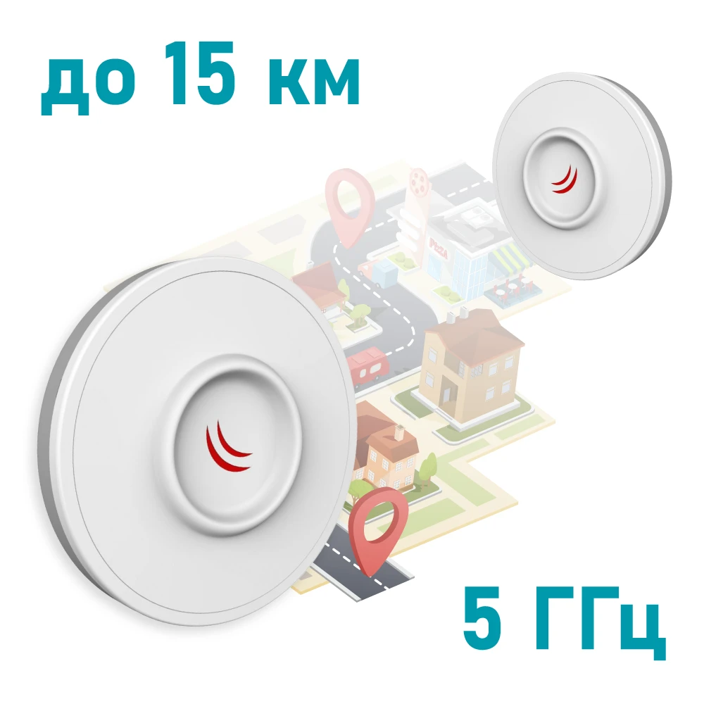 MikroTik DISC Lite5 ac (RBDiscG-5acD) 5GHz Wi-Fi точка доступу з посиленою антеною