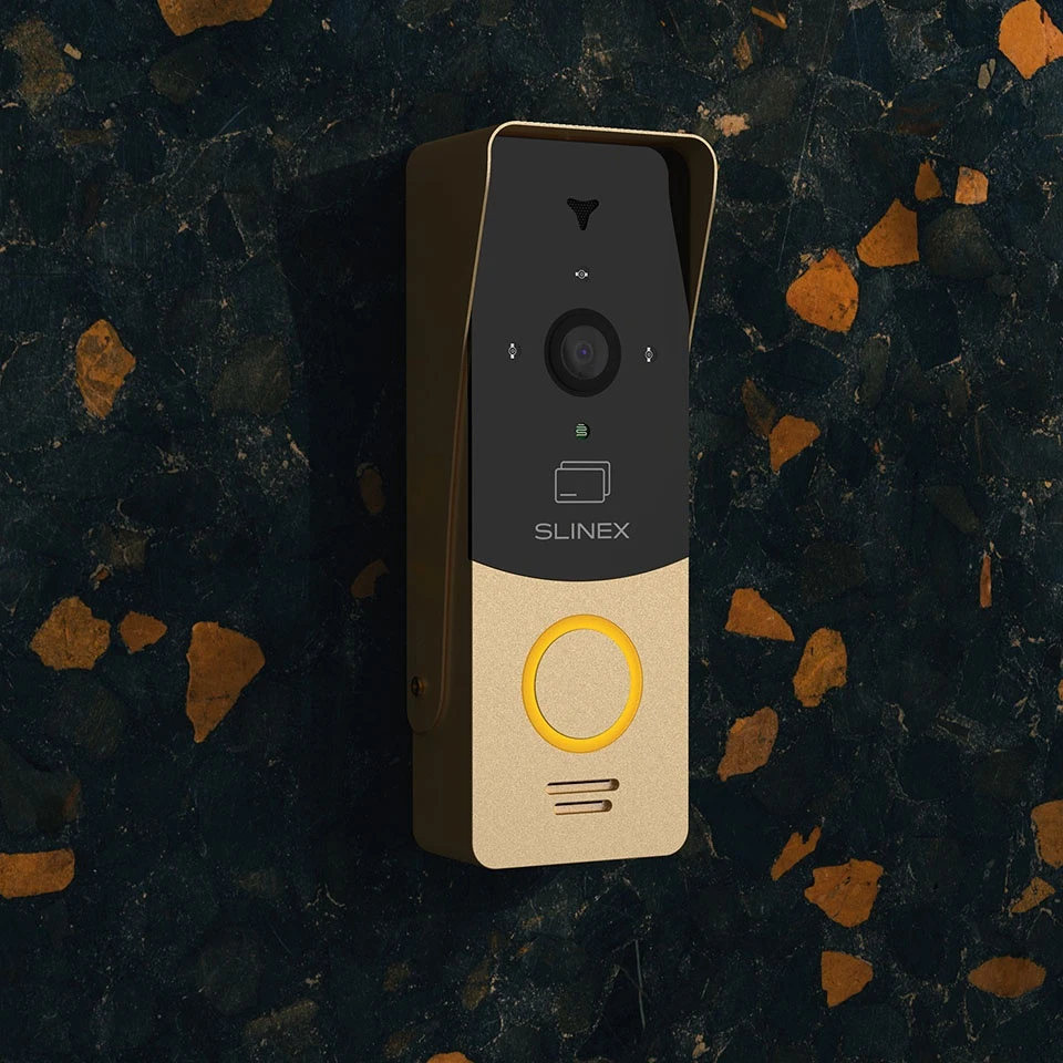 ML-20CRHD (black/gold) IP65 Виклична панель Slinex - Зображення 4