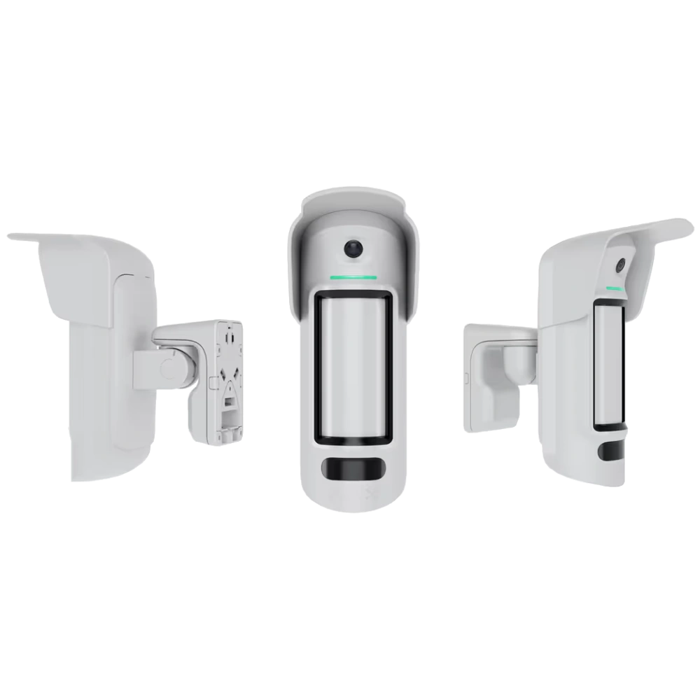 Ajax MotionCam Outdoor HighMount (PhOD) white руху з камерою Сповіщувач