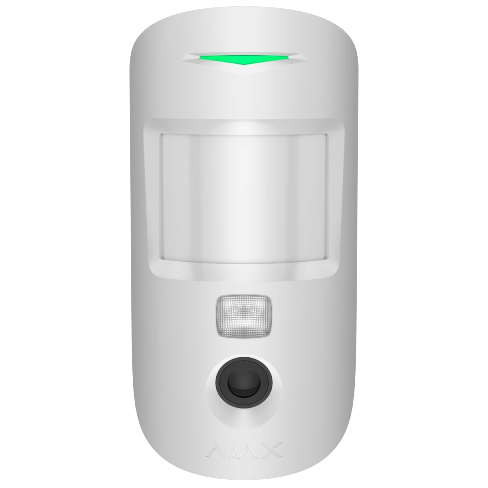 Бездротовий сповіщувач руху з камерою Ajax Superior MotionCam HD (PhOD) white Jeweller