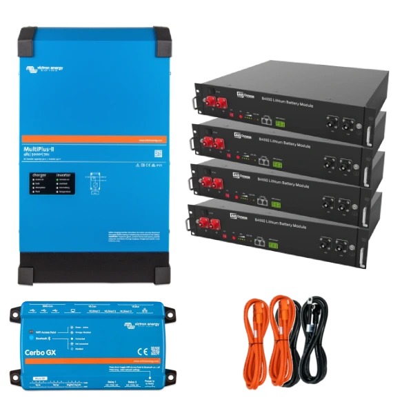 VictronEnergy MultiPlus-II + Dyness 4 кВт 9.6 кВт•год Система безперебійного живлення однофазна