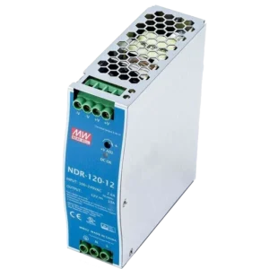 NDR-120-12 120Вт 10A 12В на DIN-рейку Блок живлення Mean Well