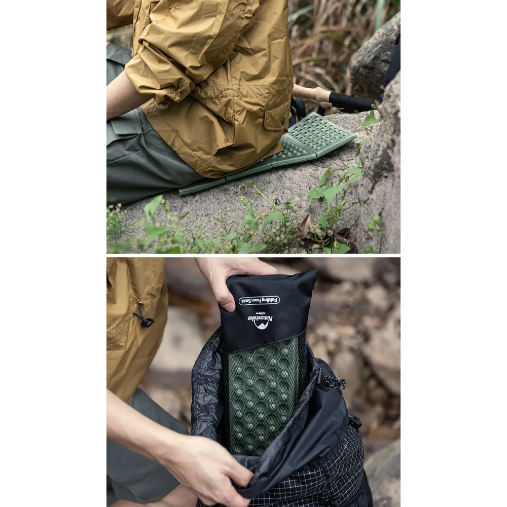 Naturehike NH20PJ025 Сидушка складна XPE з чохлом 15 мм, хакі - Зображення 3