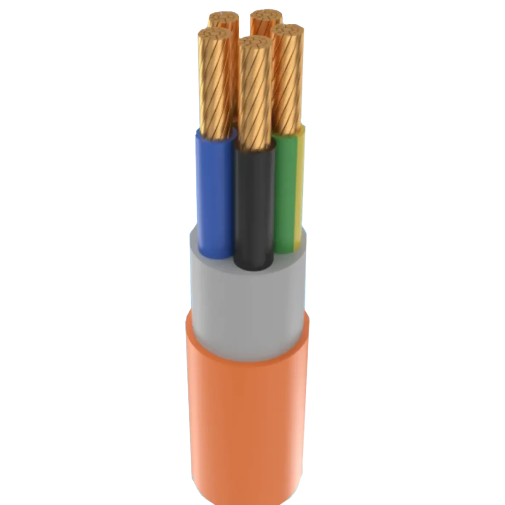 HXH-FE180/Е90-J 5х6 RE-0.6/1 kV(бухта 100 м)(NKK) Кабель Мега-Кабель