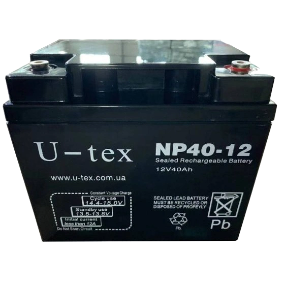U-tex 12В / 40 Ah Акумулятор