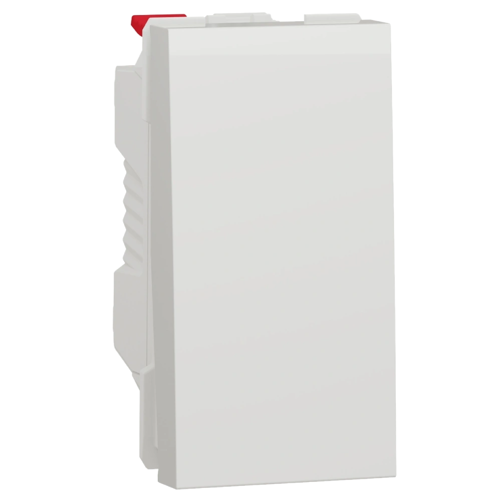 Schneider Electric New Unica NU310118 Вимикач 1-клавішний схема 1, 10А, 1 модуль білий