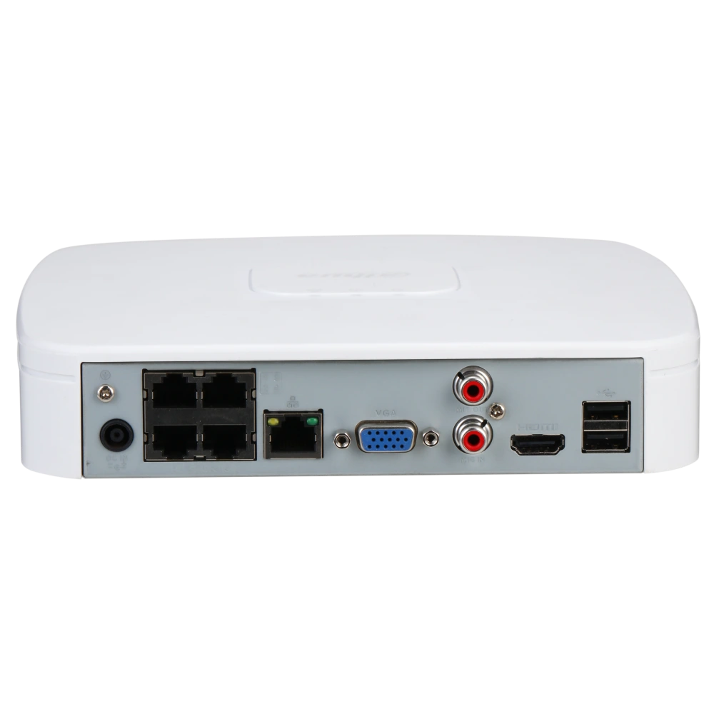 DHI-NVR2104-P-I2 4-канальний 1U 4PoE 1HDD WizSense Відеореєстратор Dahua - Зображення 3