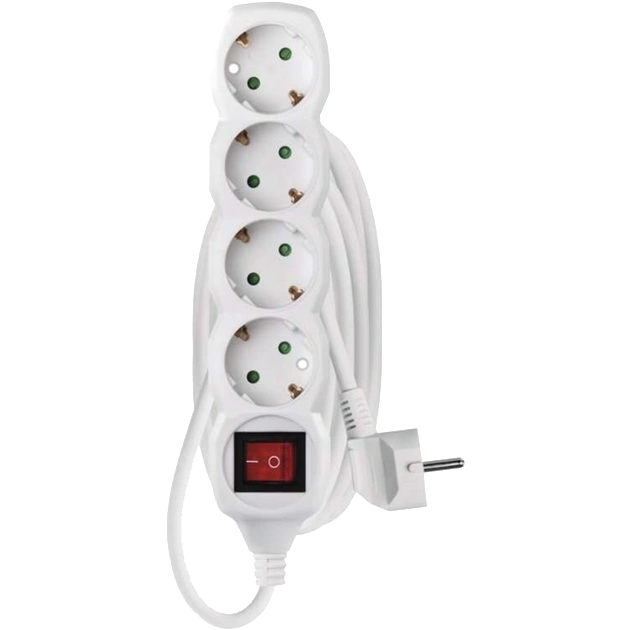 EMOS P1425R 4 розетки 5 м Мережевий подовжувач