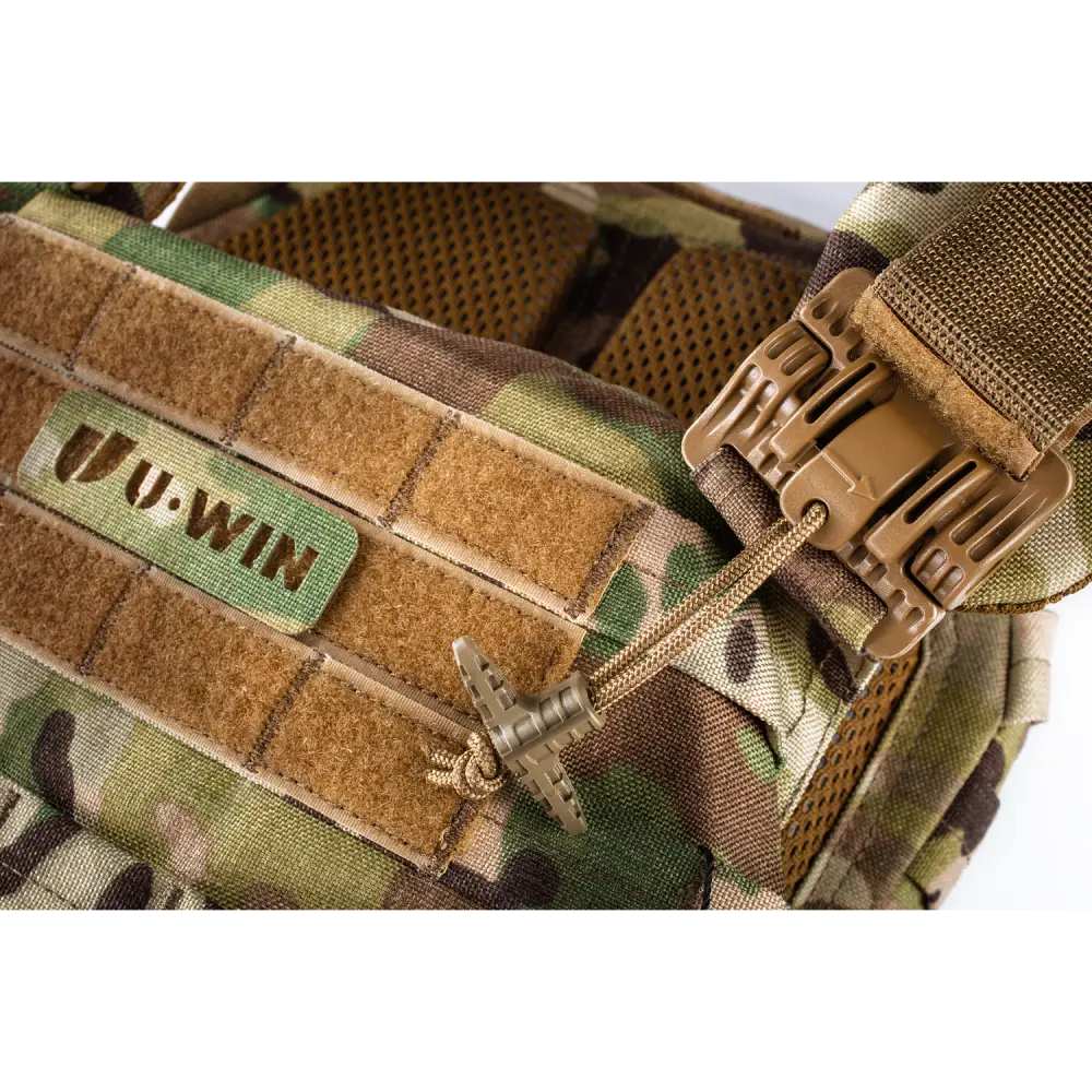 U-WIN Plate Carrier PRO мультикам Плитоноска / тактичний жилет зі швидким скиданням - Зображення 6