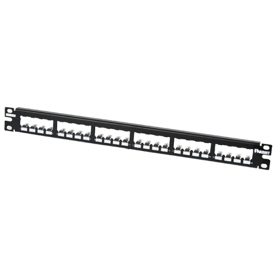 Panduit (CP24BLY) Рамка для набірної 19" патч-панелі, 24 порта Mini-Com
