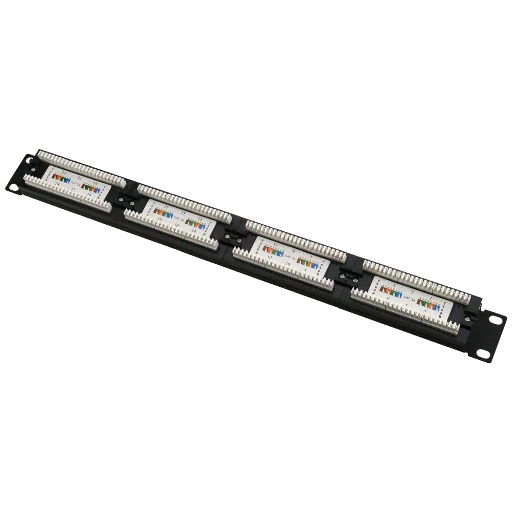 NVC-PN-12/24 CAT5/CAT6 19" 1U 24 порти екранована Патч-панель Hypernet - Зображення 3