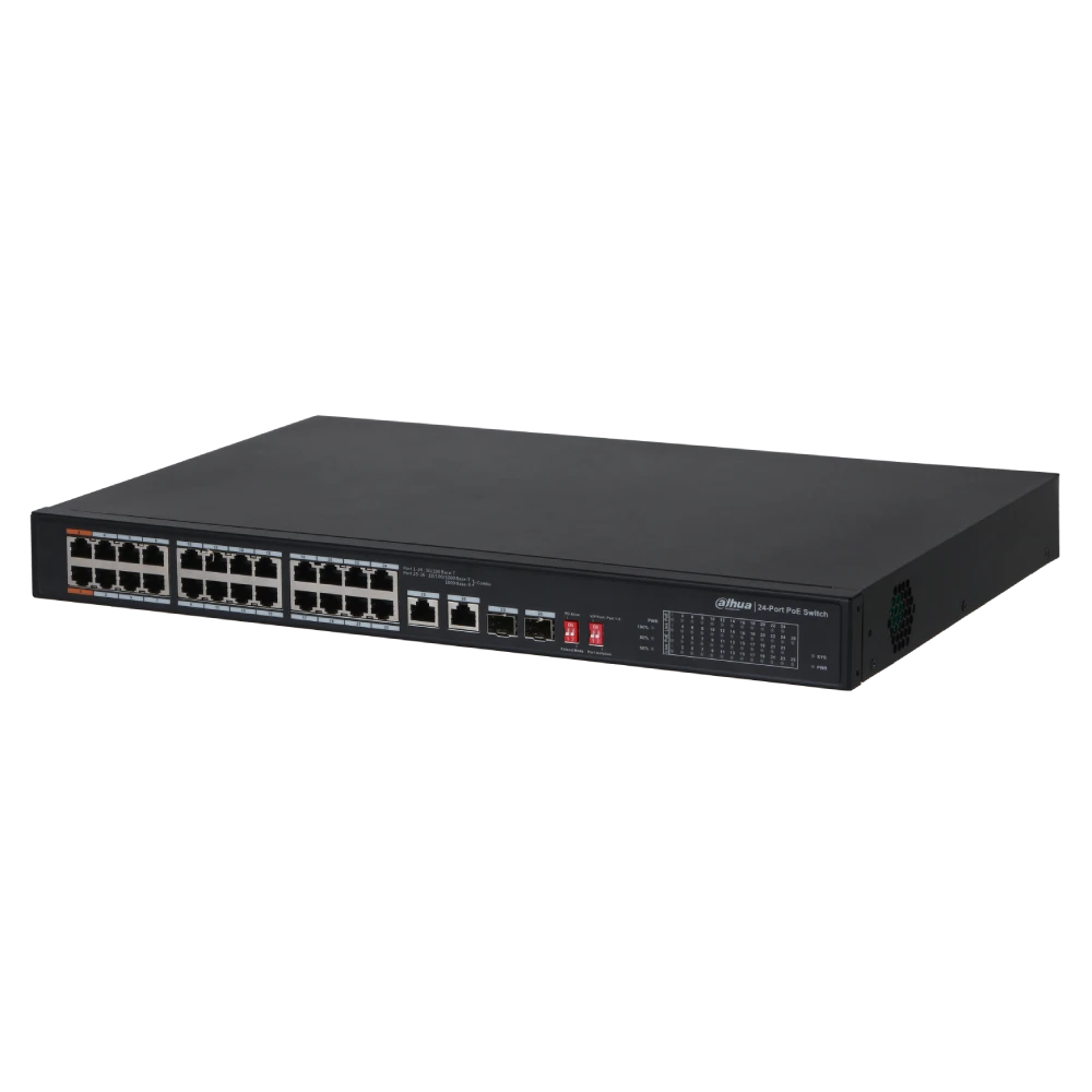 DH-PFS3226-24ET-240 24-портовий некерований PoE