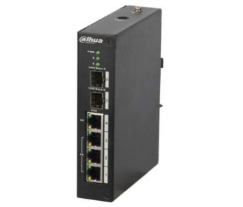 Dahua DH-PFS4206-4P-120 POE Комутатор 4 порти керований