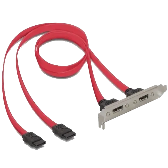 SATA 7px4-eSATAx4 M/F Планка корпусна