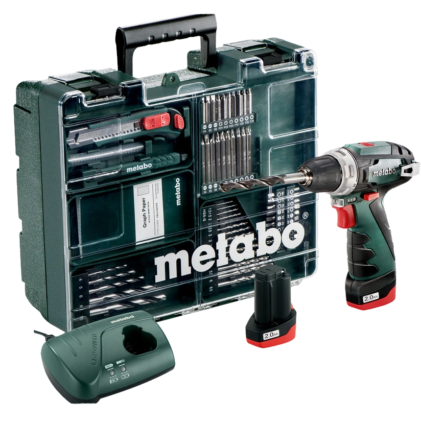 Metabo PowerMaxx BS Basic Mobile Workshop Акумуляторний дриль-шурупокрут