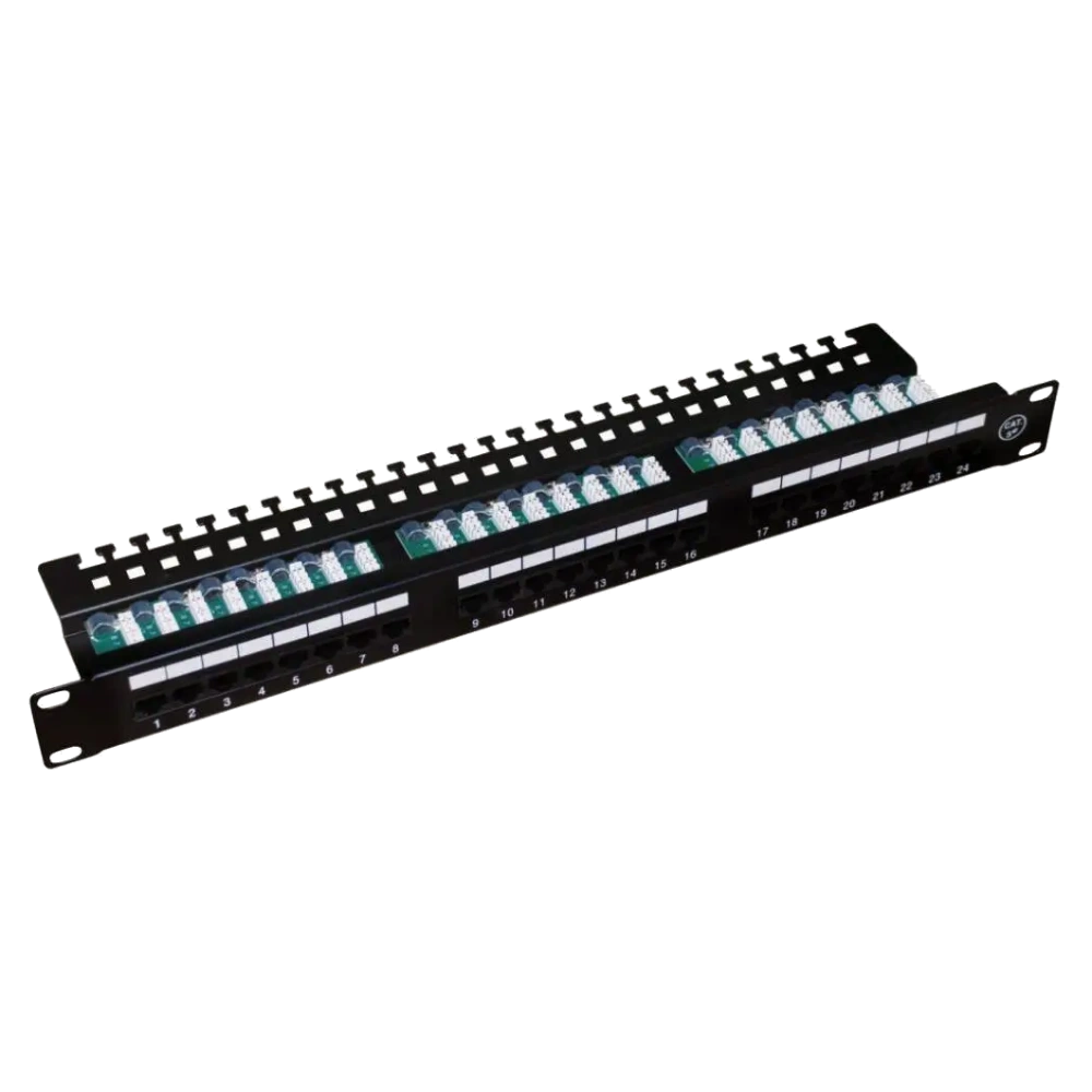 Hypernet PP-UTP24-WMR Патч-панель 24 порта 19" з менеджментом кабеля