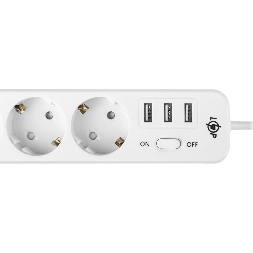PREMIUM LP-X3-USB-4 Подовжувач мережевий (фільтр) - Зображення 3