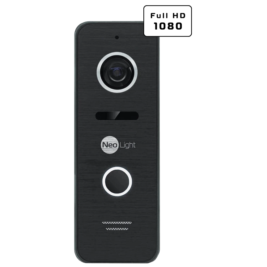 Neolight MEZZO Hybrid Black + PRIME FHD Black з кутком Комплект відеодомофону - Зображення 2