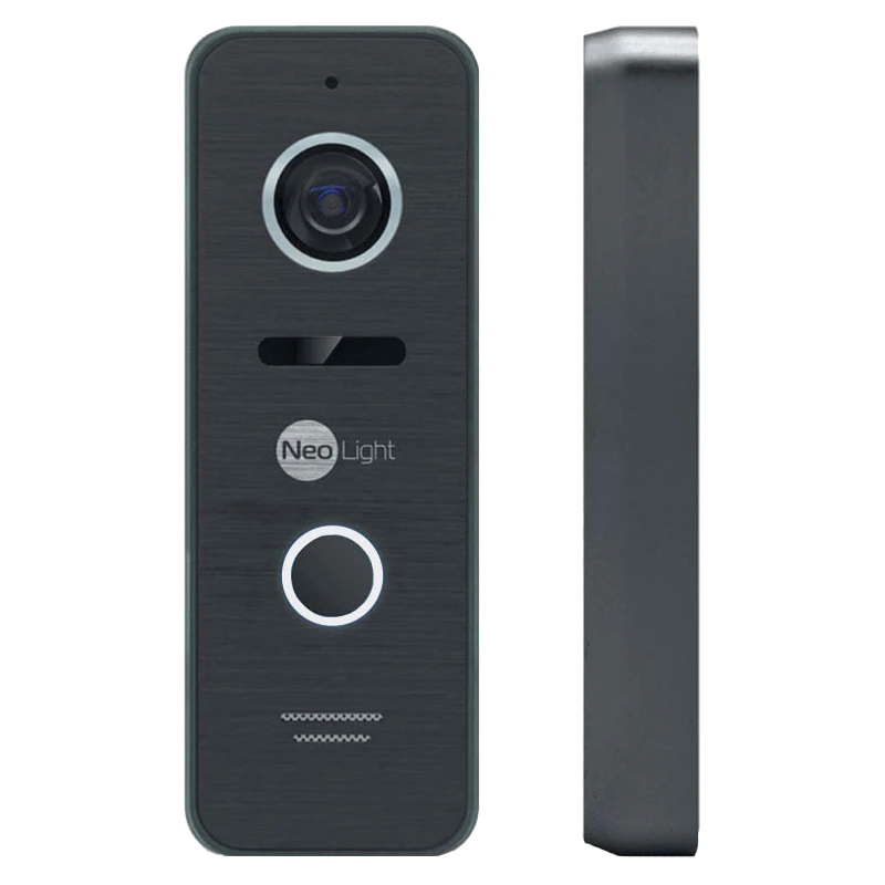 Neolight MEZZO Hybrid Black + PRIME FHD Black з кутком Комплект відеодомофону - Зображення 3