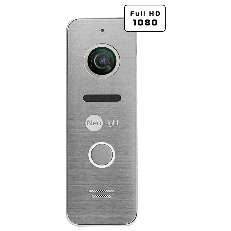 Neolight ALPHA Hybrid Black + PRIME FHD Silver з кутком Комплект відеодомофону - Зображення 2