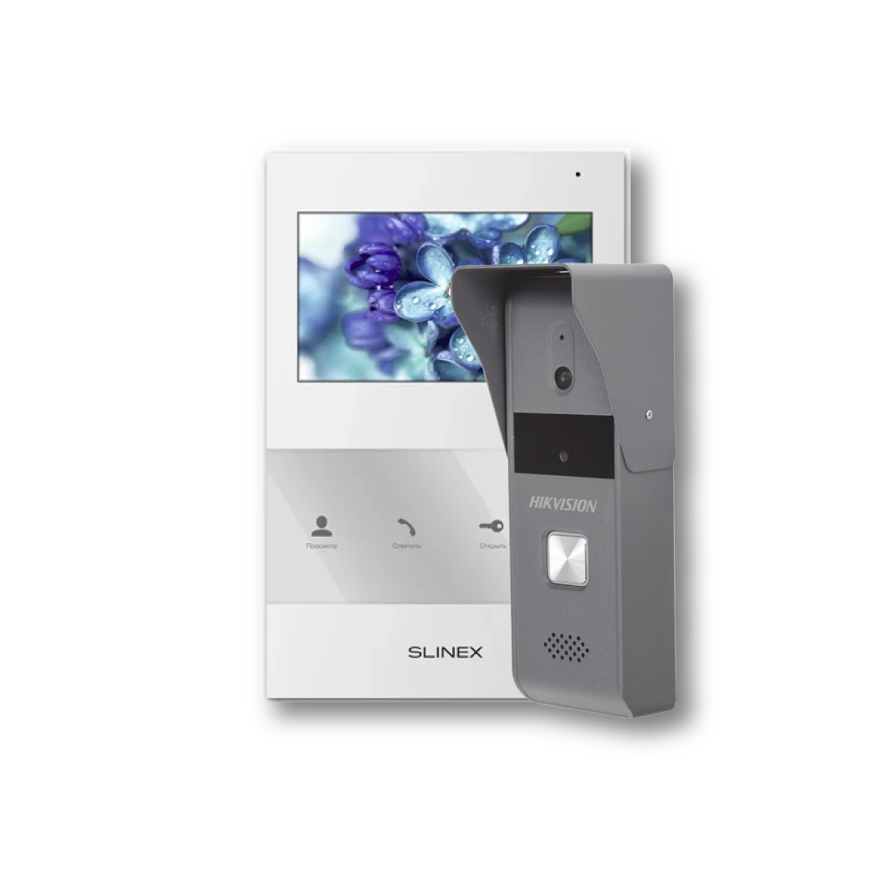 Slinex SQ-04 white + Hikvision DS-KB2421-IM Комплект