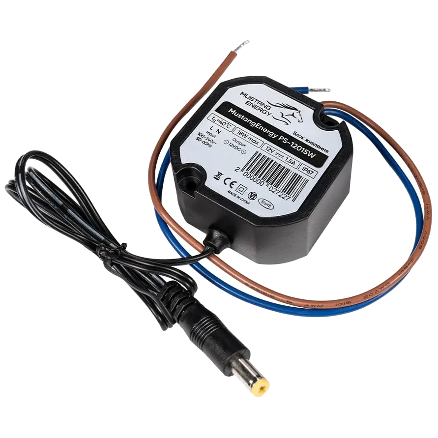 Mustang Energy PS-12015W IP67 Блок живлення - Зображення 2