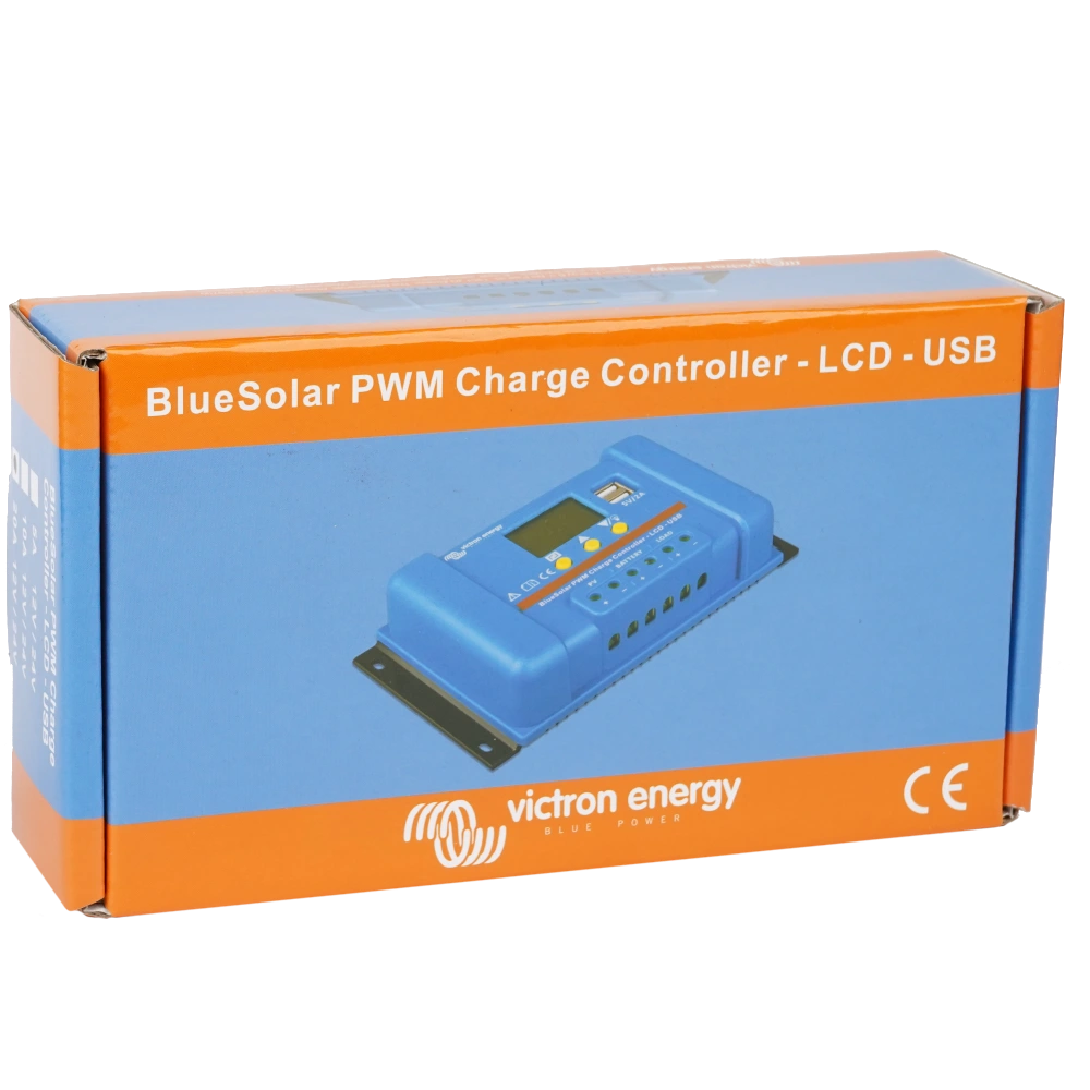 Victron Energy BlueSolar PWM-LCD&USB 12/24-20 Контролер заряду - Зображення 5