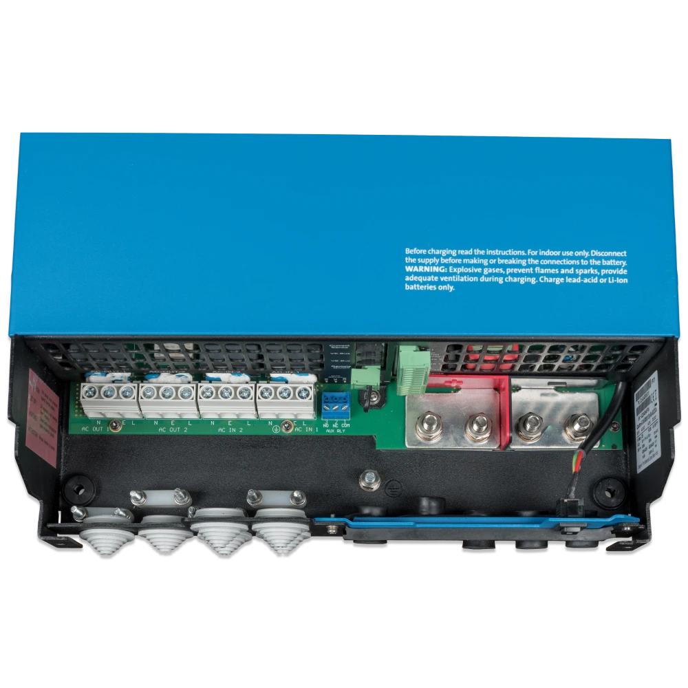 VictronEnergy Quattro-II 24/5000/120-50/50 однофазний чиста синусоїда Інвертор - Зображення 7