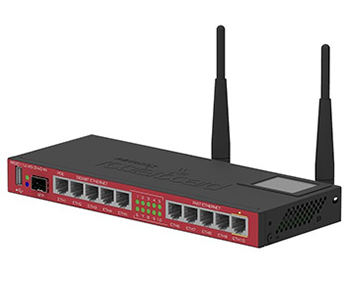MikroTik RB2011UiAS-2HnD-IN 10-портовий Wi-Fi маршрутизатор