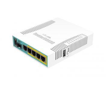 MikroTik hEX PoE (RB960PGS) 5-портовий PoE Маршрутизатор