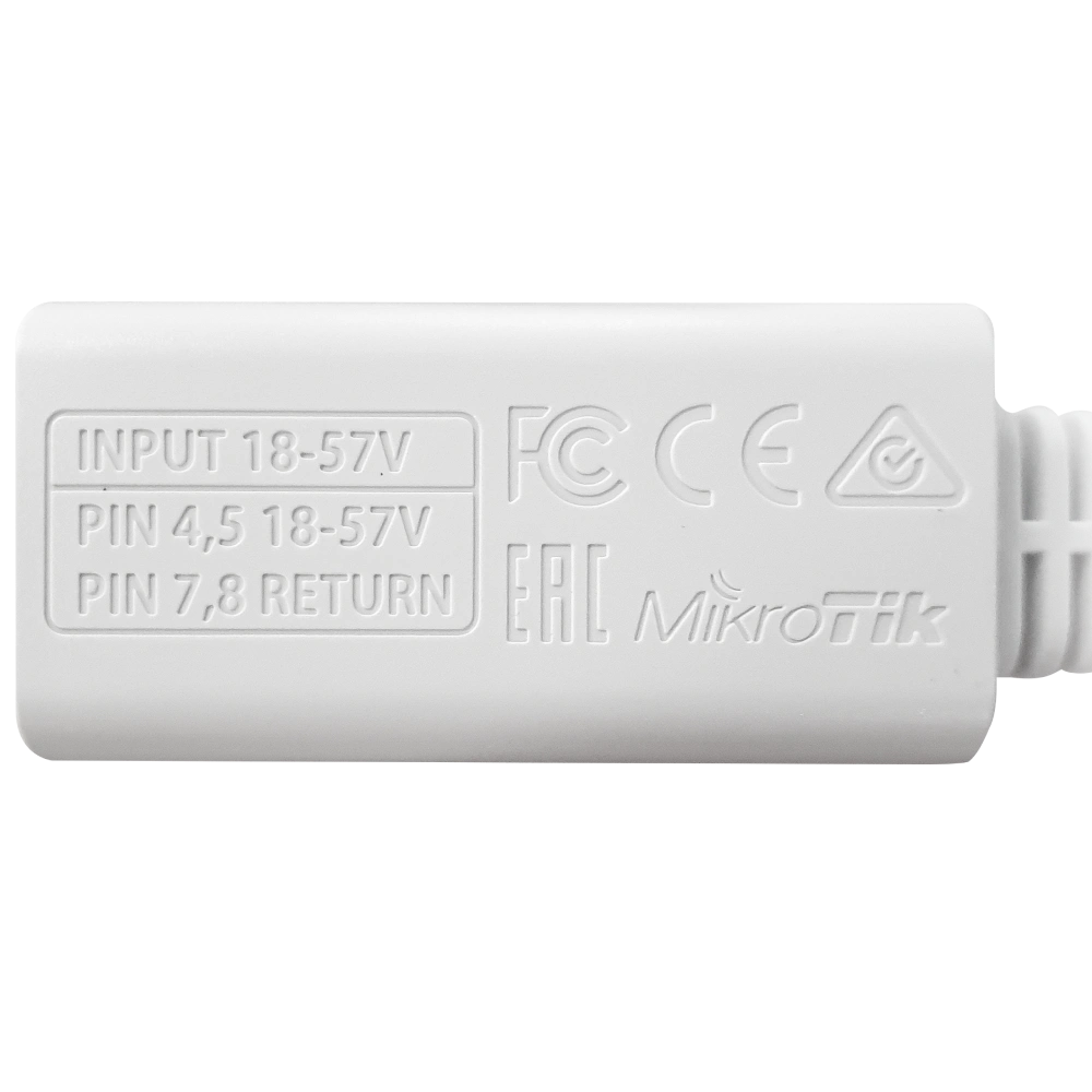 MikroTik RBGPOE для продуктів Gigabit LAN PoE інжектор - Зображення 3