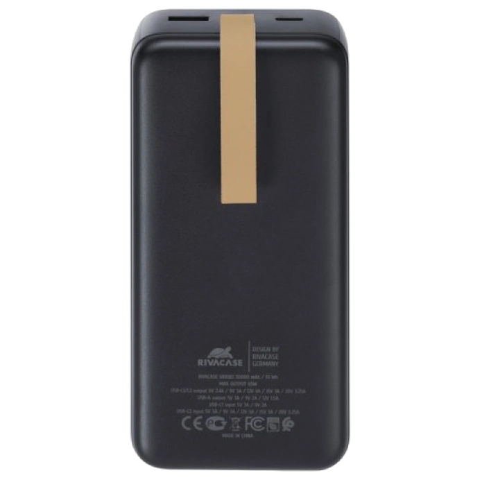 RIVACASE RIVAPOWER VA1083 30 000 мА•г (Black) Повербанк - Зображення 4