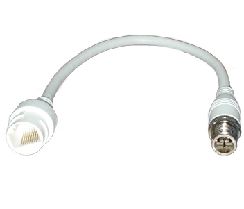 RJ45 to F Перехідник з RJ45 в F, для автомобільних IP камер
