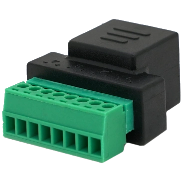 RJ-45(F) (8 контактів) з клемами під кабель Роз'єм - Зображення 3