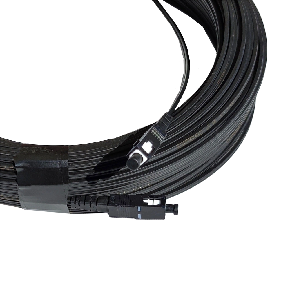 CMS UPC-200SCSC(SM)S(ON)FTTH-OD Патчкорд плоский, зовнішнього виконання 200 м, Simplex