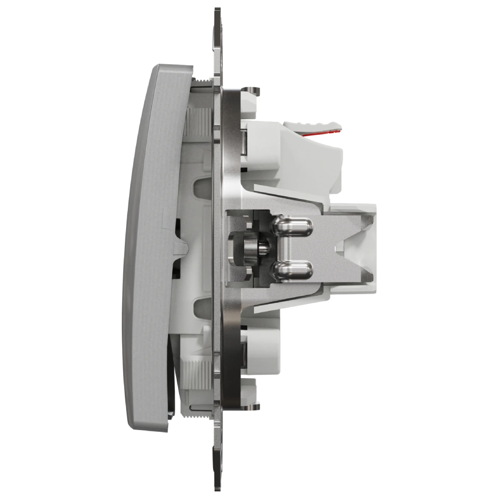 Schneider Electric SDD113101 Sedna Design & Elements 1-клавішний алюміній Вимикач - Зображення 4