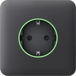 Передня панель для вбудованої розетки Ajax SoloCover for Outlet smart, Jeweler, бездротової, graphite
