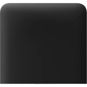 Ajax SideButton (1-gang) black vertical Кнопка