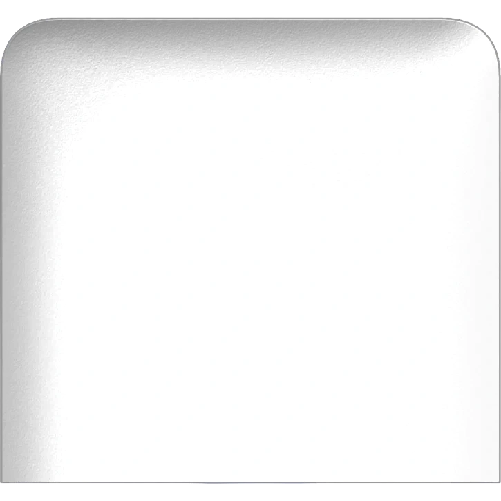 Ajax SideButton (1-gang) white vertical Кнопка
