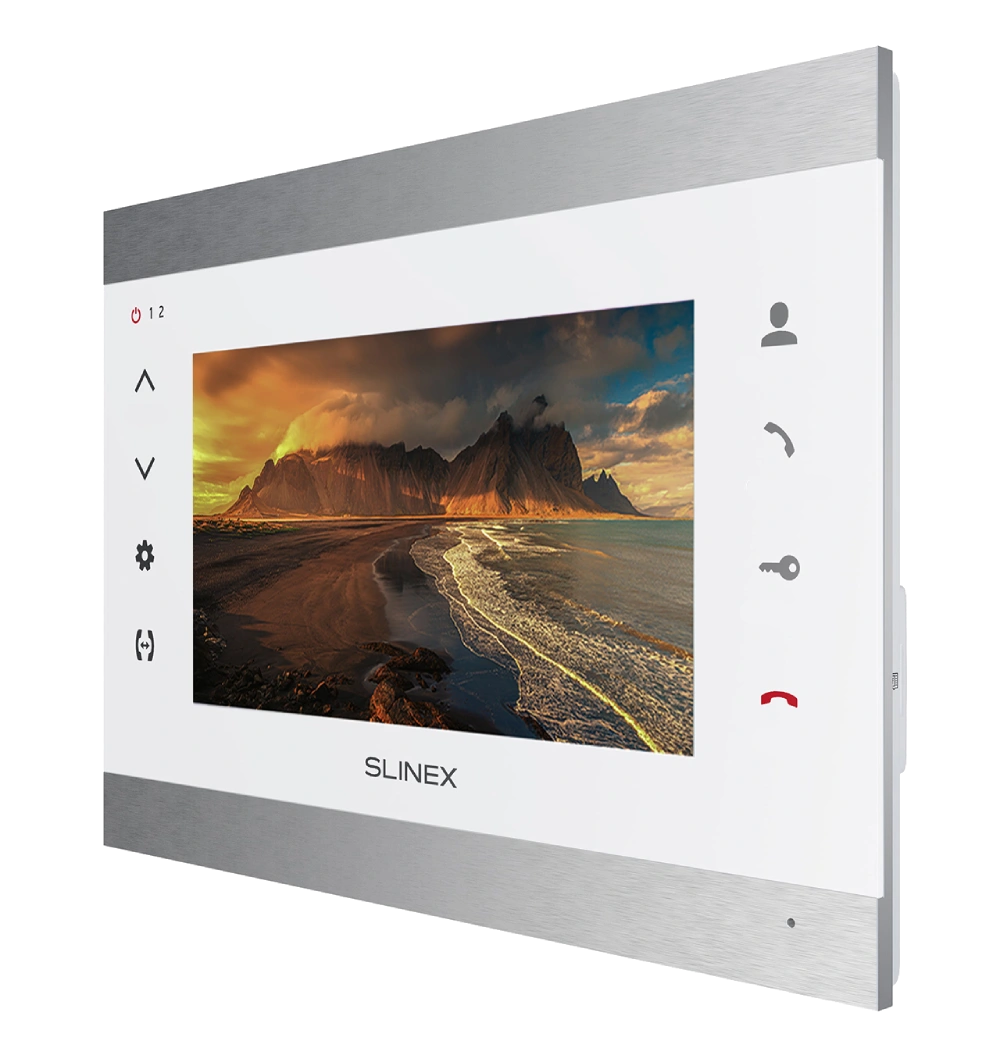 SL-07IPHD (silver/white) Відеодомофон 7" Slinex - Зображення 4